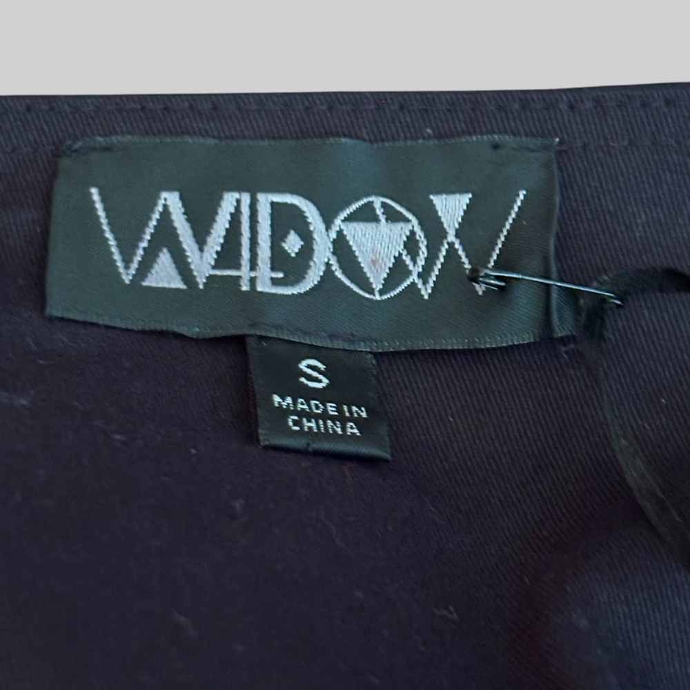Dolls Kill Widow Black Lace Up Tulle Mini Skirt Small - Picture 7 of 8